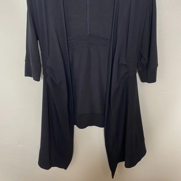 LuluLemon Namaste Black Wrap Cardigan - Picture 5 of 8
